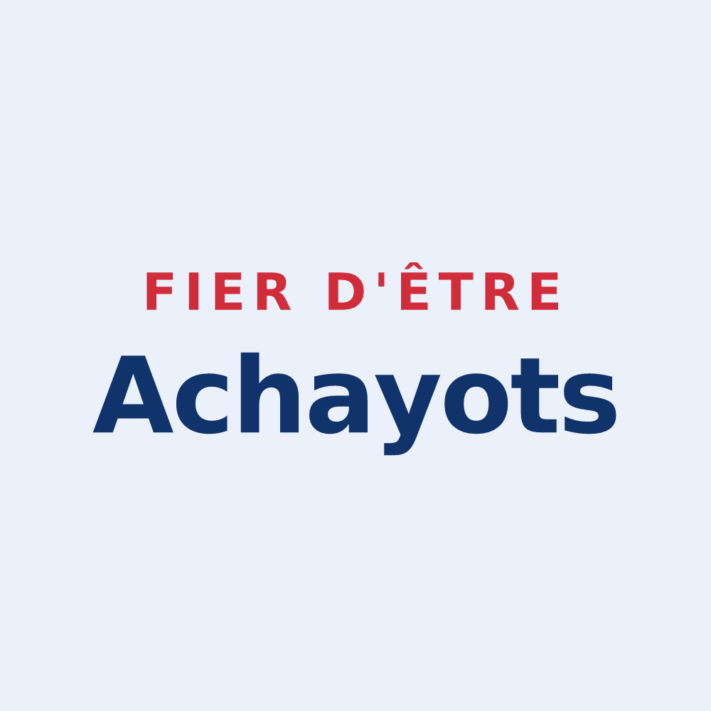 Sticker « Fier d'être Achayots » — design pour Achey