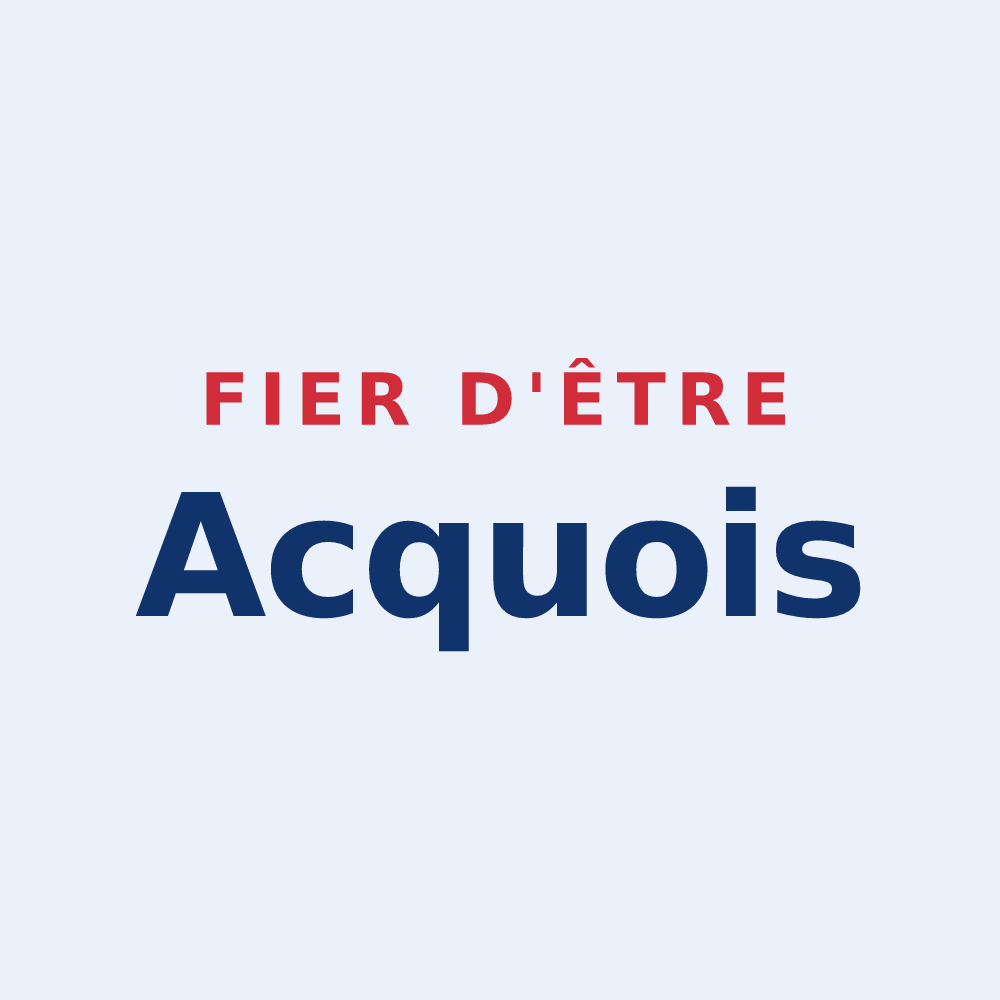 Sticker « Fier d'être Acquois » — design pour Acq