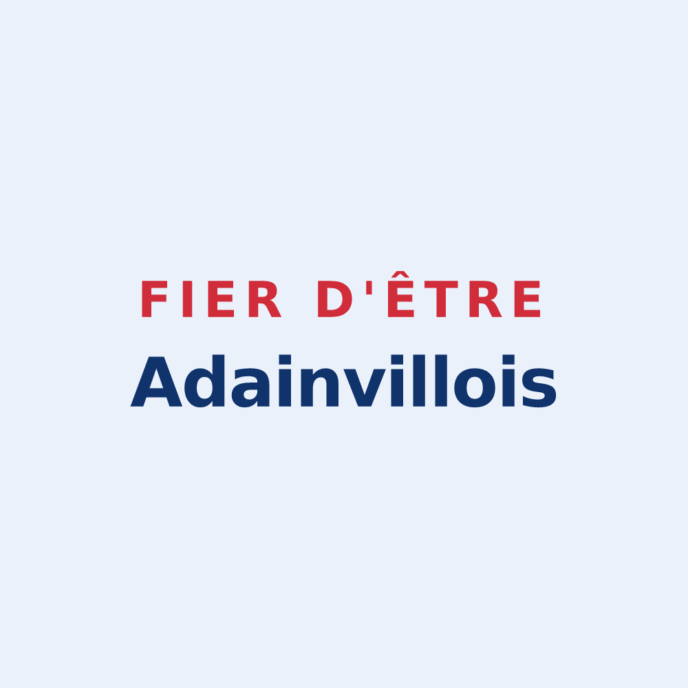 Sticker « Fier d'être Adainvillois » — design pour Adainville