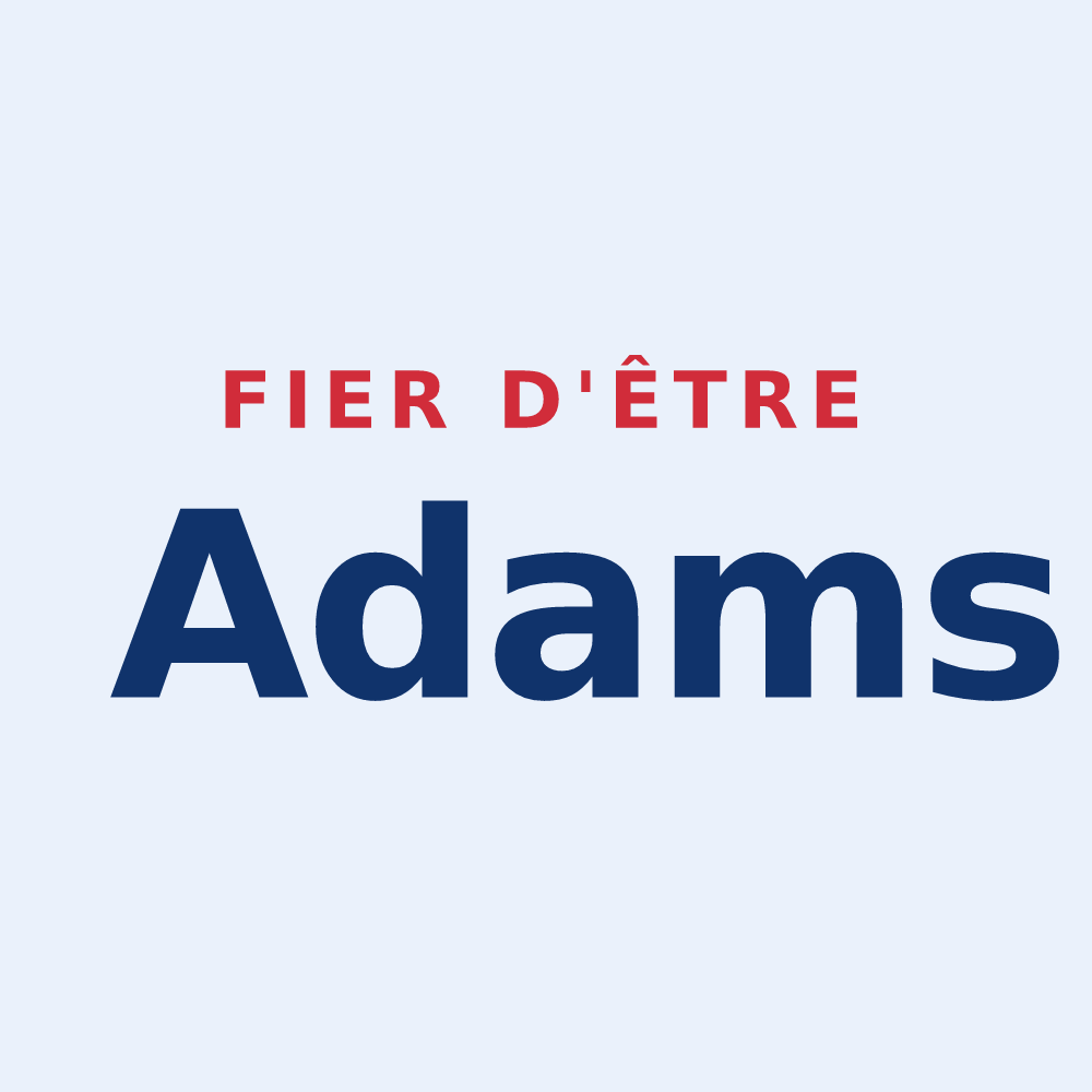 Sticker « Fier d'être Adams » — design pour Adam-lès-Passavant