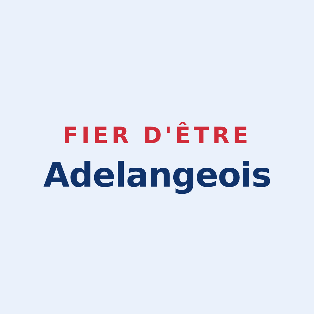 Sticker « Fier d'être Adelangeois » — design pour Adelange