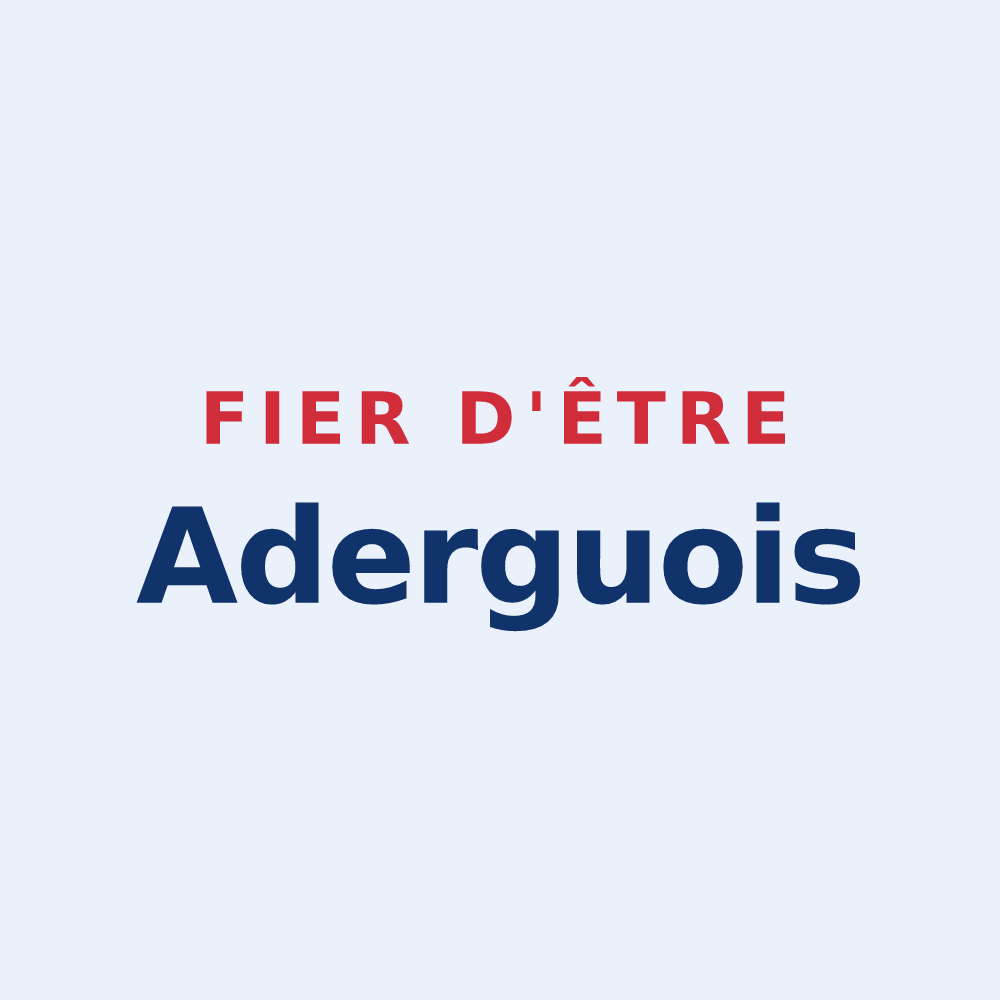 Sticker « Fier d'être Aderguois » — design pour Adervielle-Pouchergues