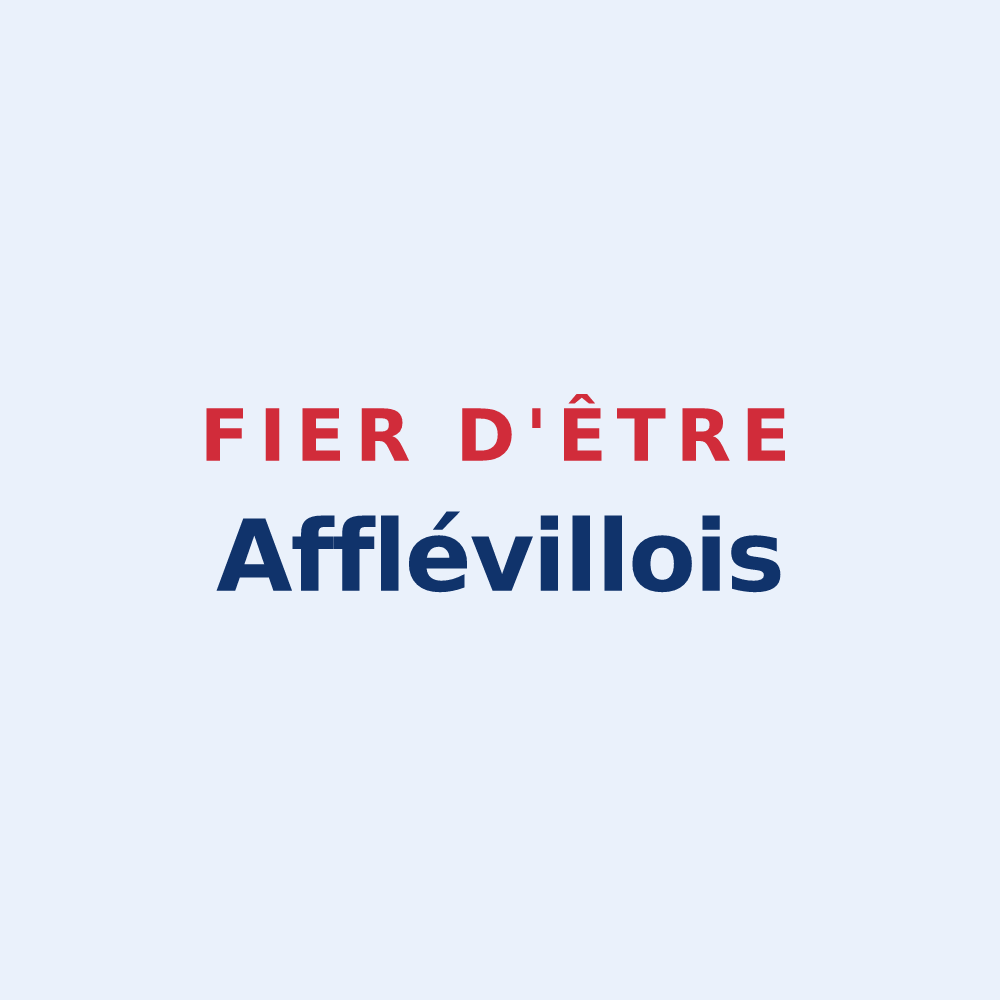 Sticker « Fier d'être Afflévillois » — design pour Affléville