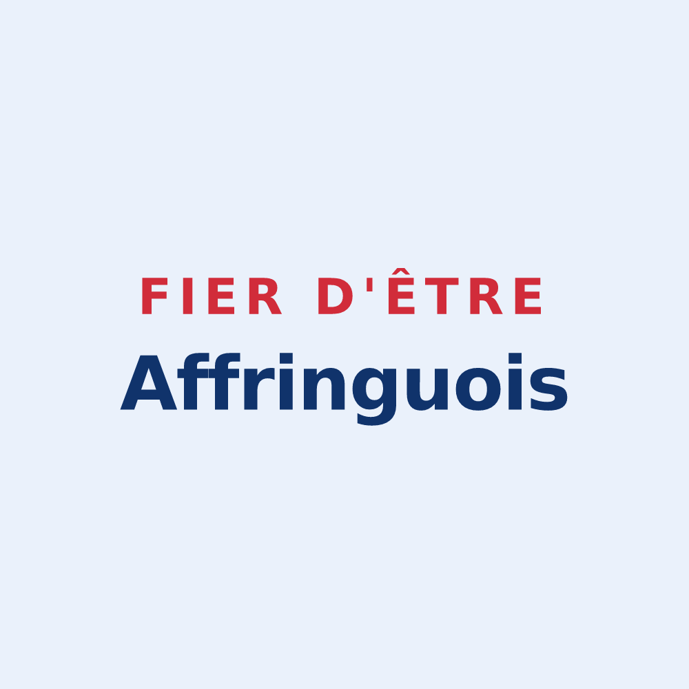 Sticker « Fier d'être Affringuois » — design pour Affringues