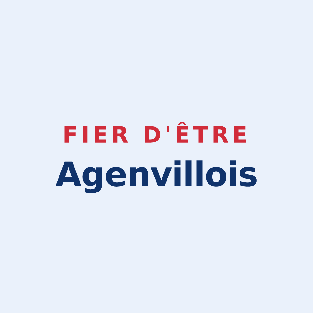 Sticker « Fier d'être Agenvillois » — design pour Agenville