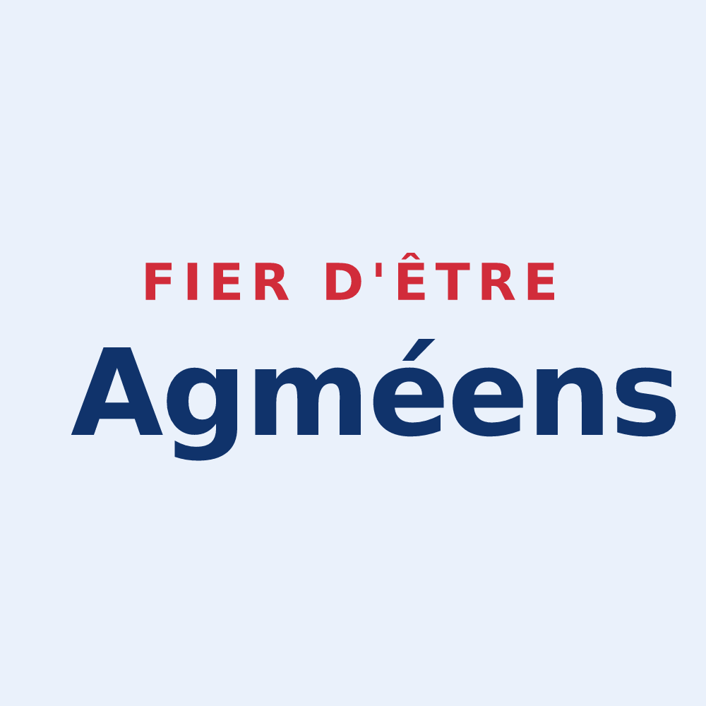 Sticker « Fier d'être Agméens » — design pour Agmé