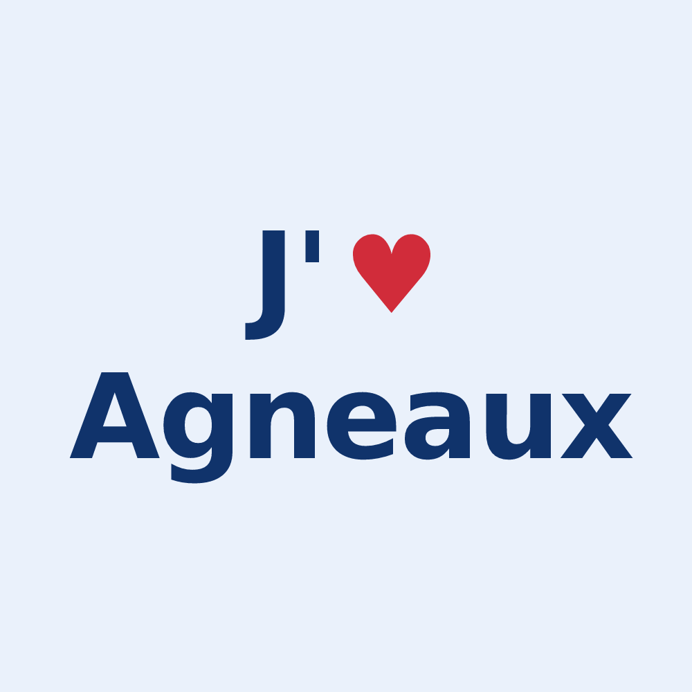 Sticker personnalisé Agneaux — design J'aime Agneaux