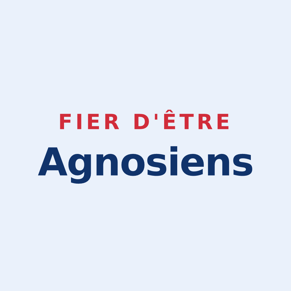 Sticker « Fier d'être Agnosiens » — design pour Agnos