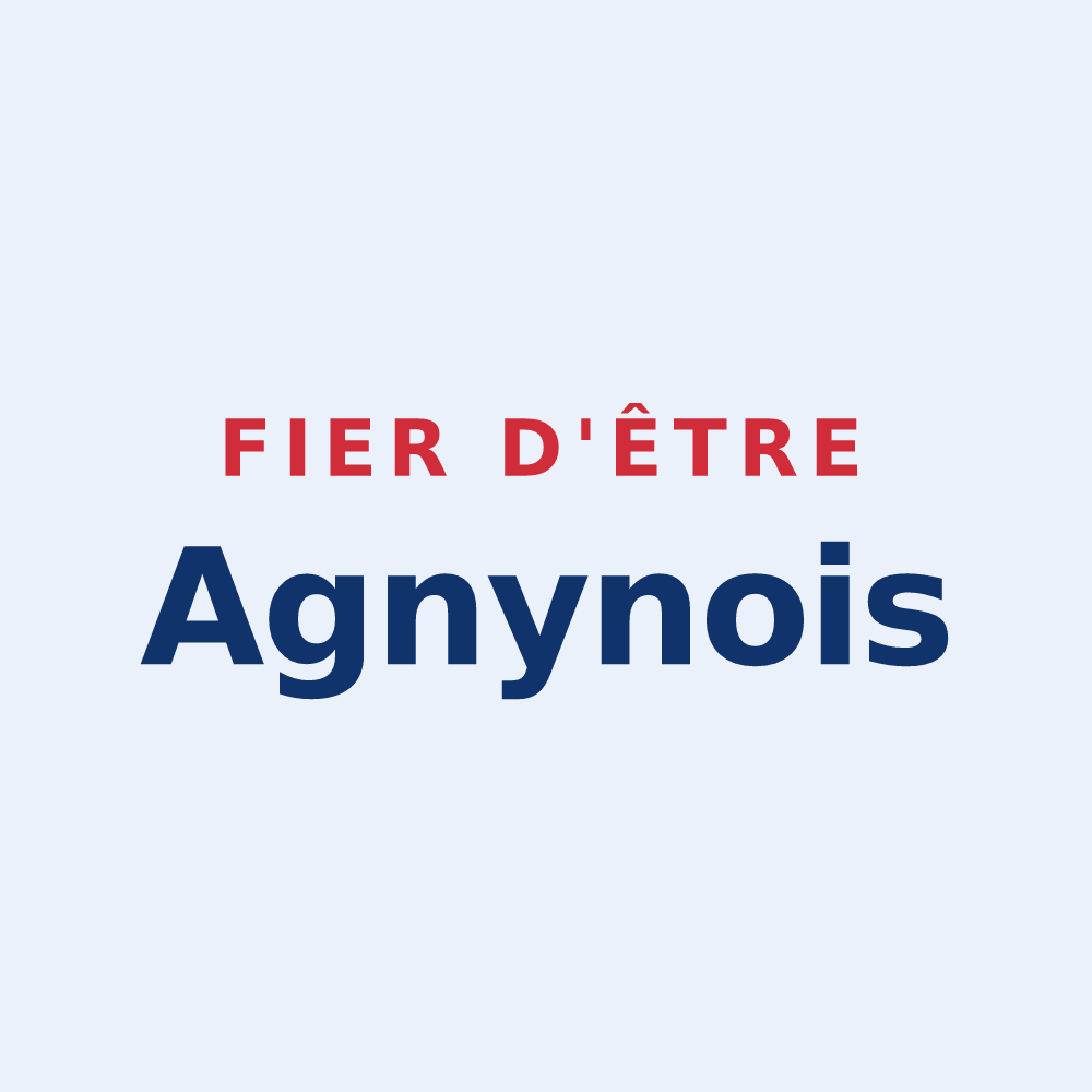 Sticker « Fier d'être Agnynois » — design pour Agny