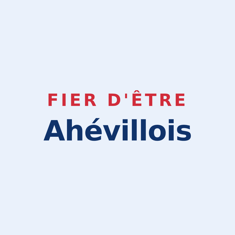 Sticker « Fier d'être Ahévillois » — design pour Ahéville
