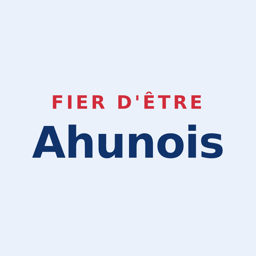 Sticker « Fier d'être Ahunois » — design pour Ahun