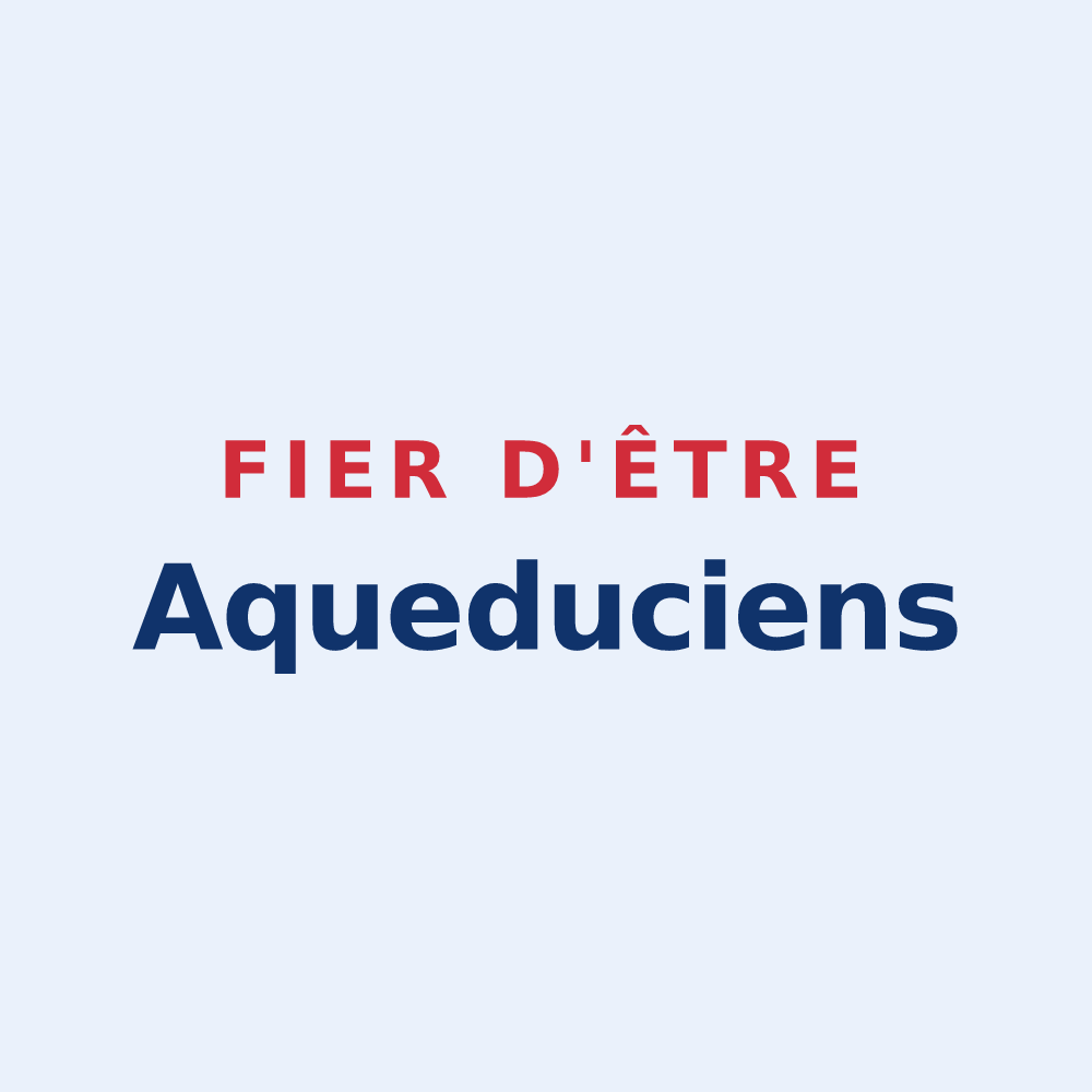 Sticker « Fier d'être Aqueduciens » — design pour Ahuy