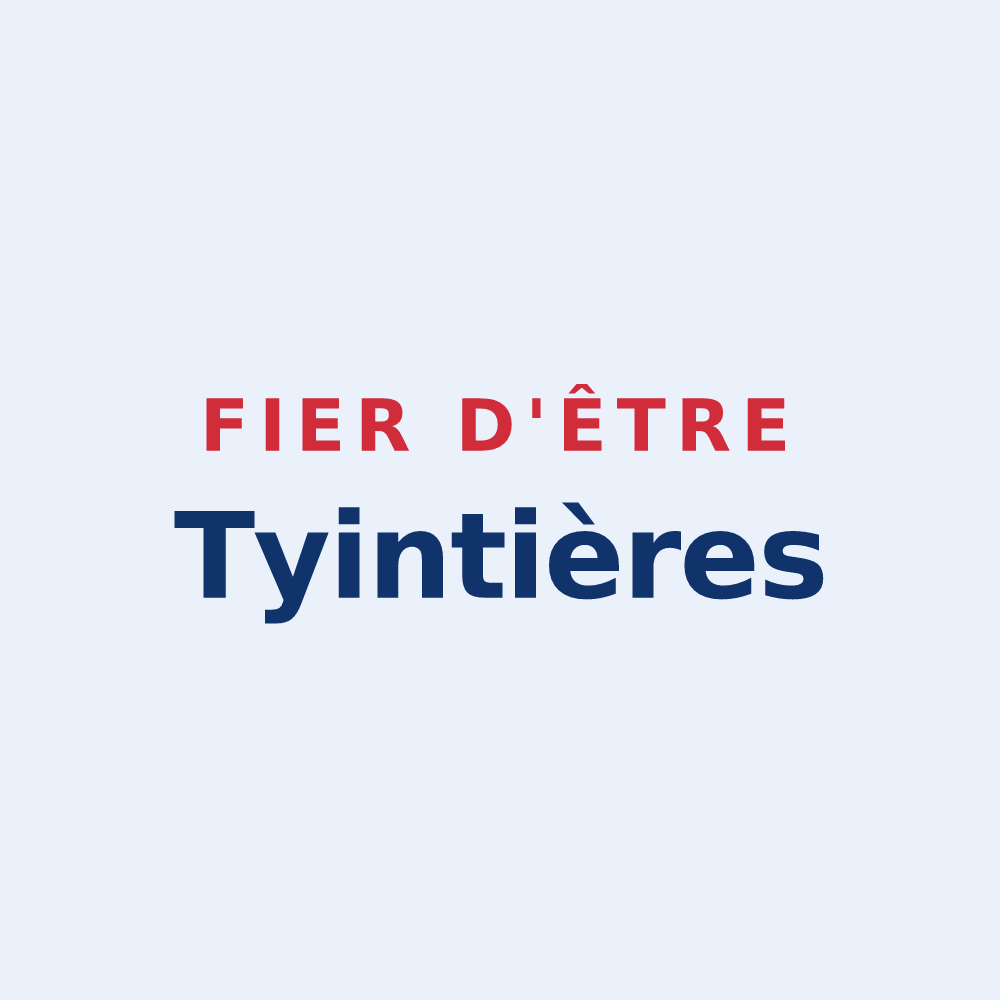 Sticker « Fier d'être Tyintières » — design pour Aibre