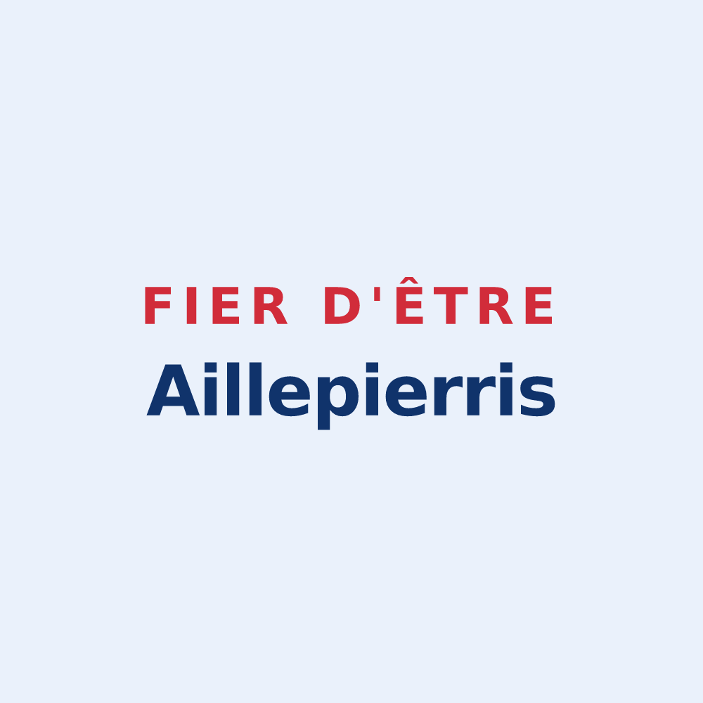 Sticker « Fier d'être Aillepierris » — design pour Aiglepierre