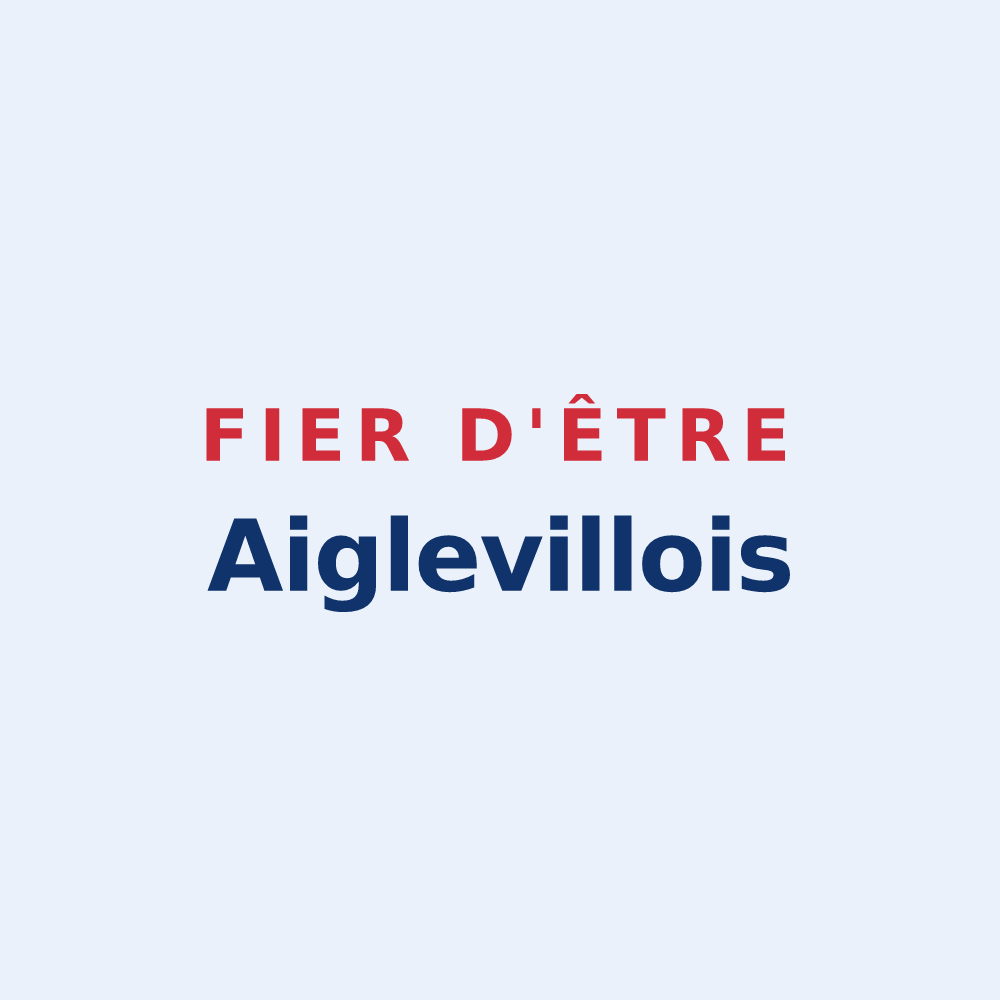 Sticker « Fier d'être Aiglevillois » — design pour Aigleville