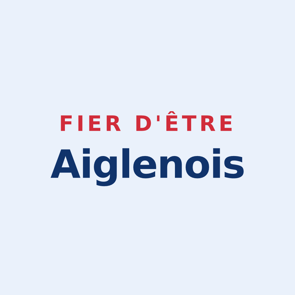 Sticker « Fier d'être Aiglenois » — design pour Aiglun