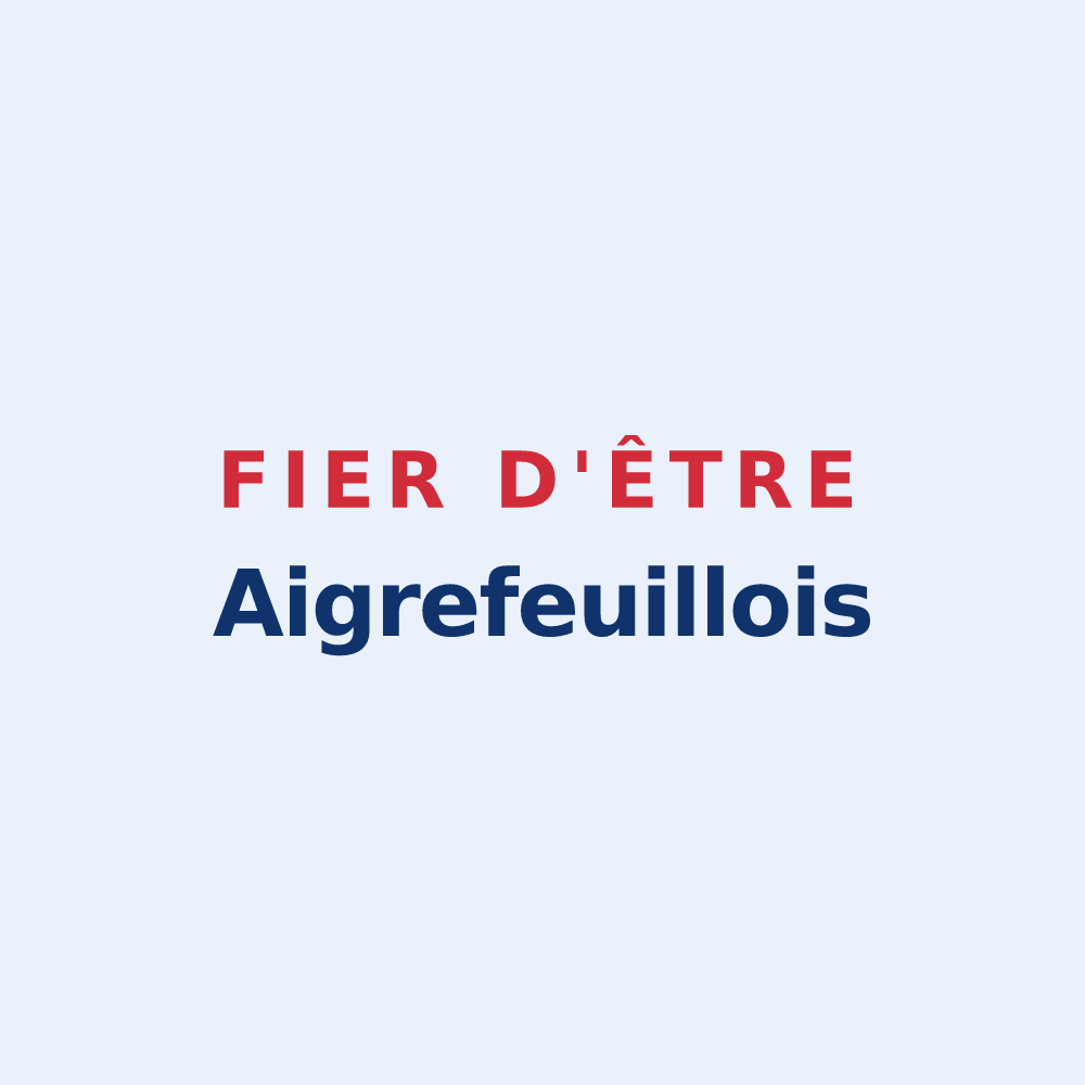 Sticker « Fier d'être Aigrefeuillois » — design pour Aigrefeuille