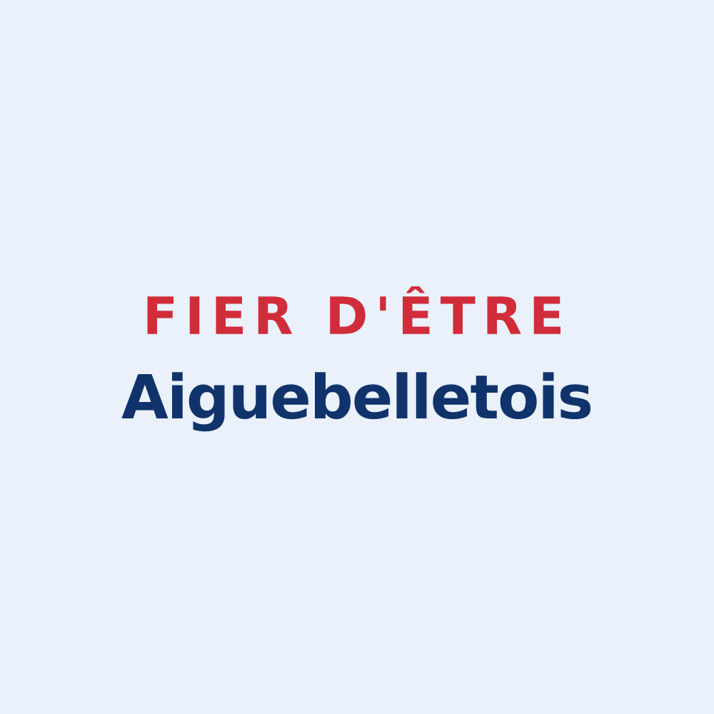 Sticker « Fier d'être Aiguebelletois » — design pour Aiguebelette-le-Lac
