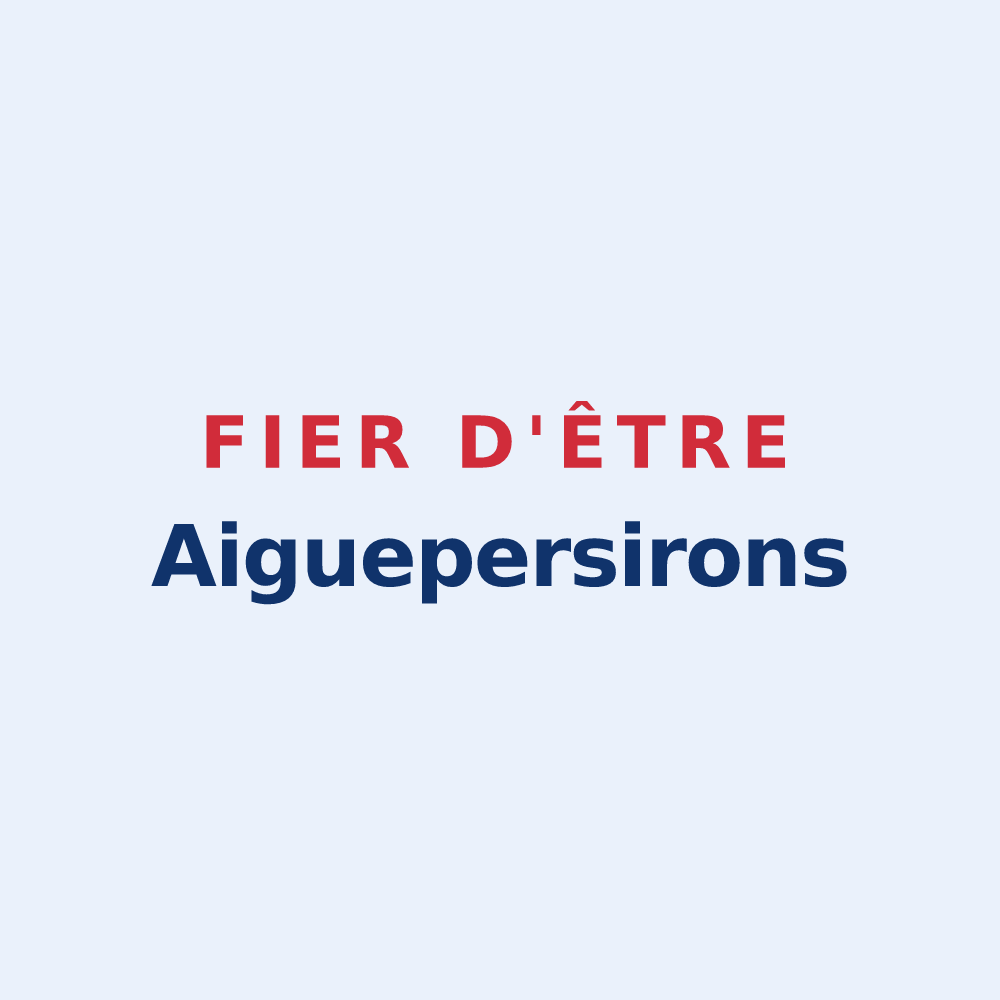 Sticker « Fier d'être Aiguepersirons » — design pour Aigueperse