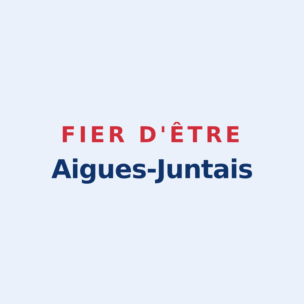 Sticker « Fier d'être Aigues-Juntais » — design pour Aigues-Juntes