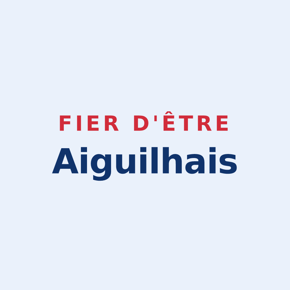 Sticker « Fier d'être Aiguilhais » — design pour Aiguilhe