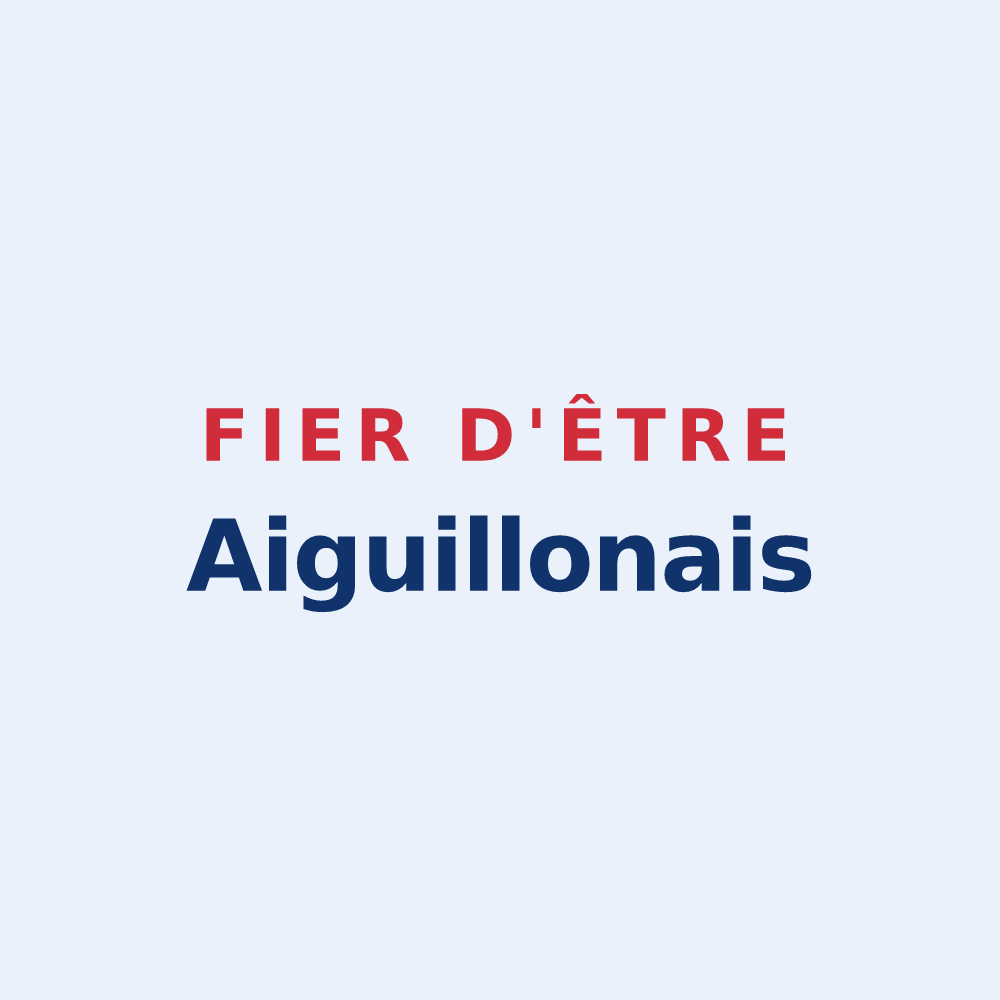 Sticker « Fier d'être Aiguillonais » — design pour Aiguillon