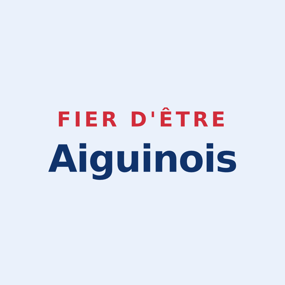 Sticker « Fier d'être Aiguinois » — design pour Aiguines