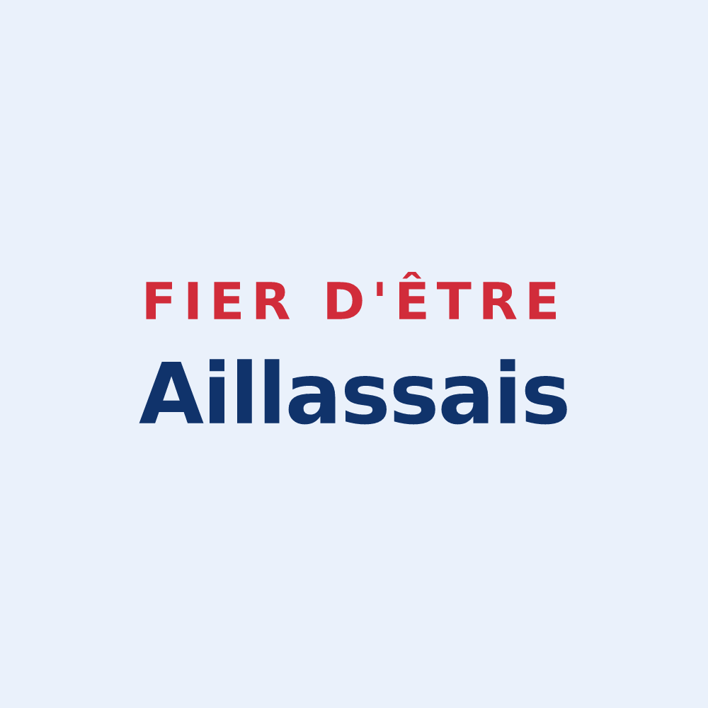 Sticker « Fier d'être Aillassais » — design pour Aillas