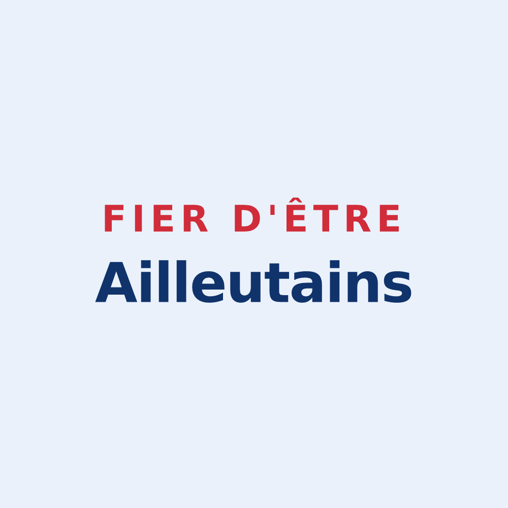 Sticker « Fier d'être Ailleutains » — design pour Ailleux