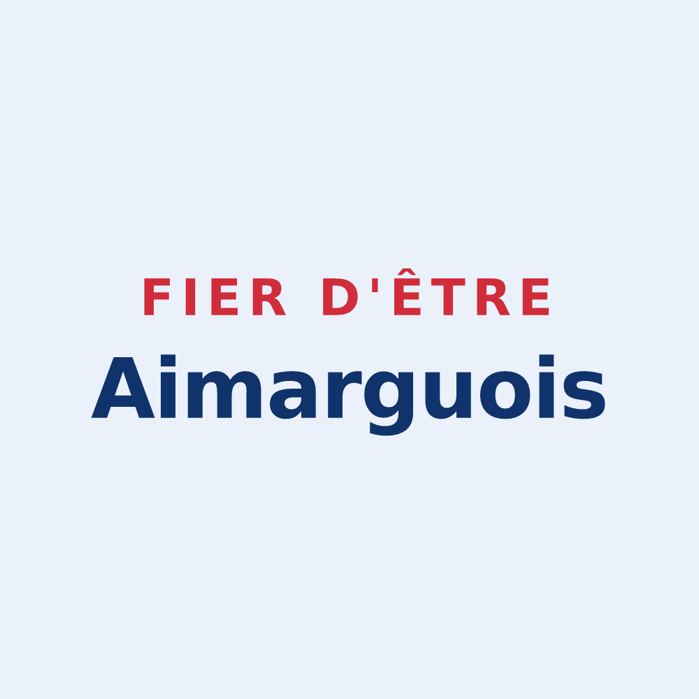 Sticker « Fier d'être Aimarguois » — design pour Aimargues