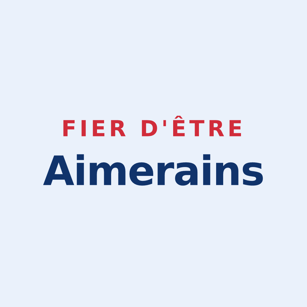 Sticker « Fier d'être Aimerains » — design pour Aime-la-Plagne
