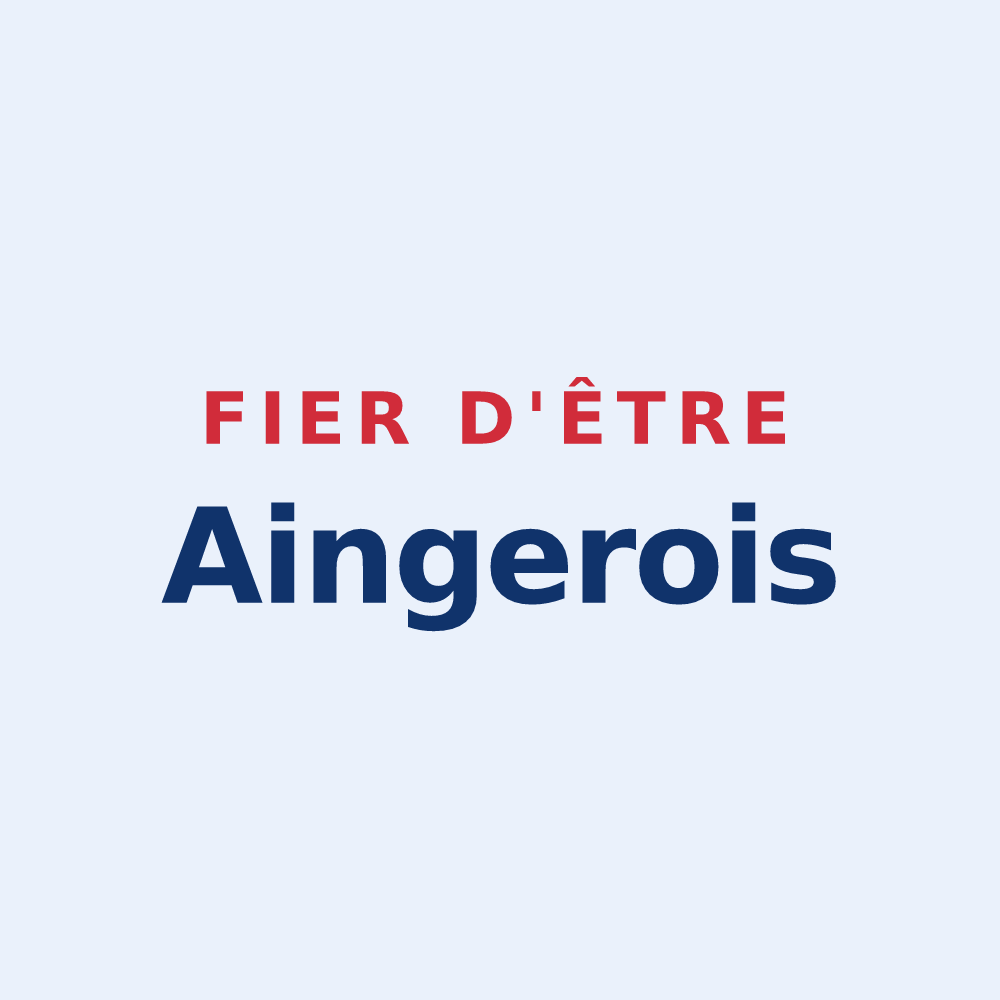 Sticker « Fier d'être Aingerois » — design pour Aingeray