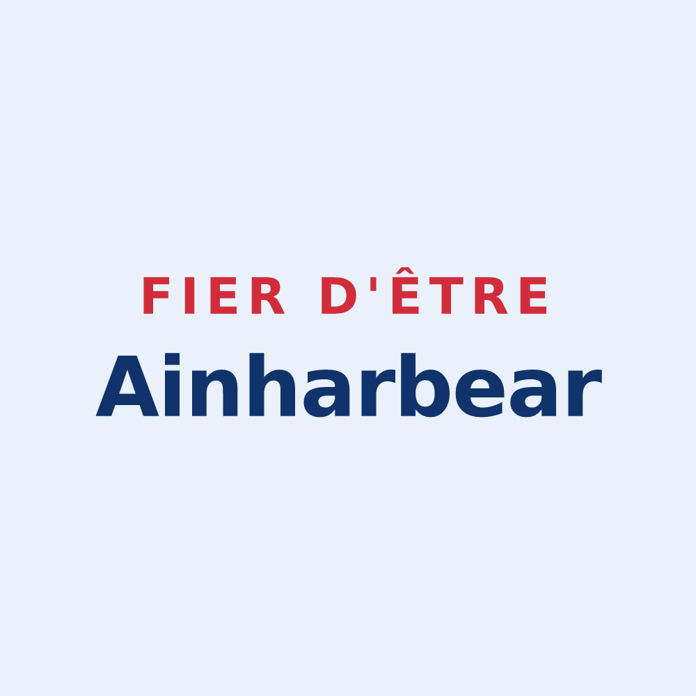 Sticker « Fier d'être Ainharbear » — design pour Ainharp