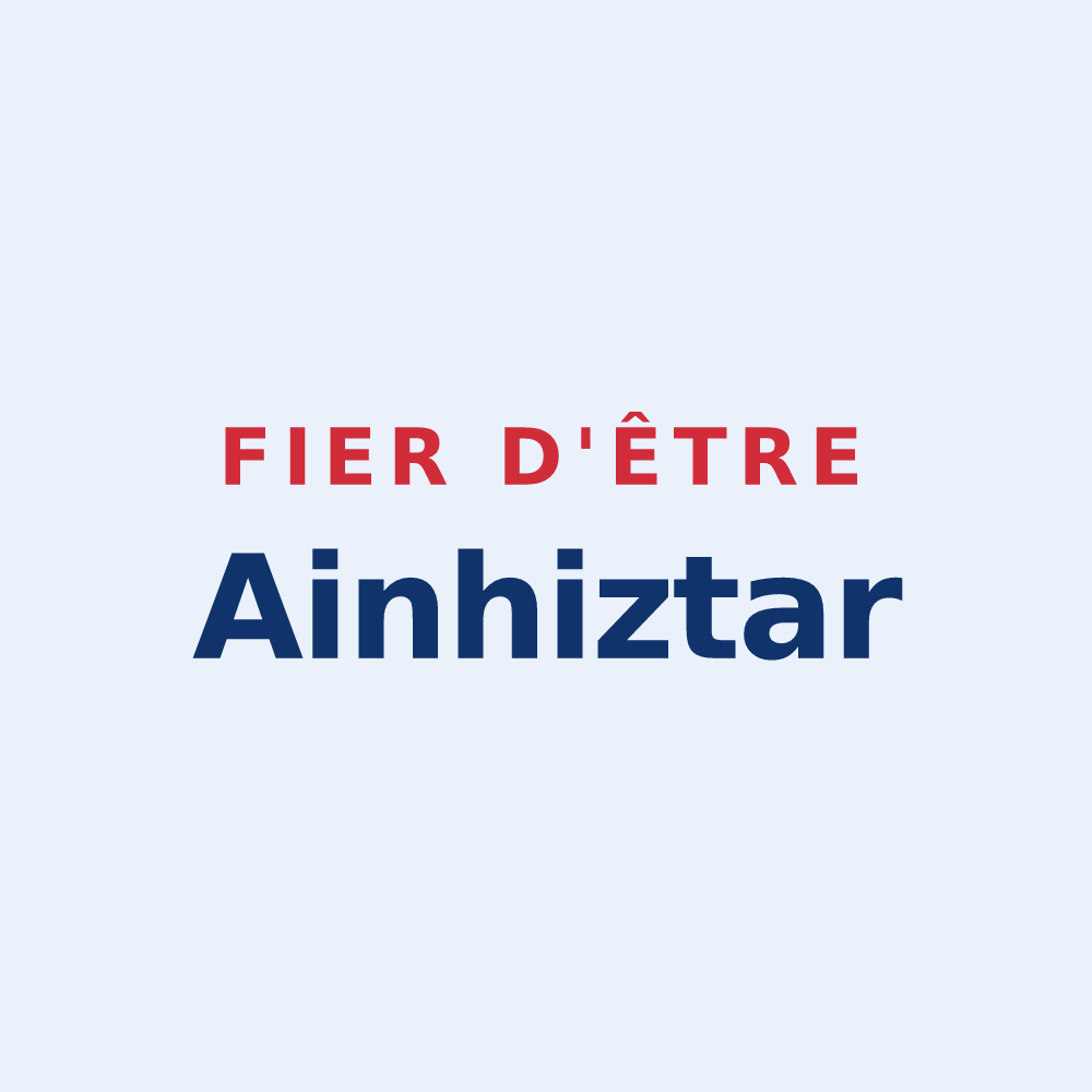 Sticker « Fier d'être Ainhiztar » — design pour Ainhice-Mongelos