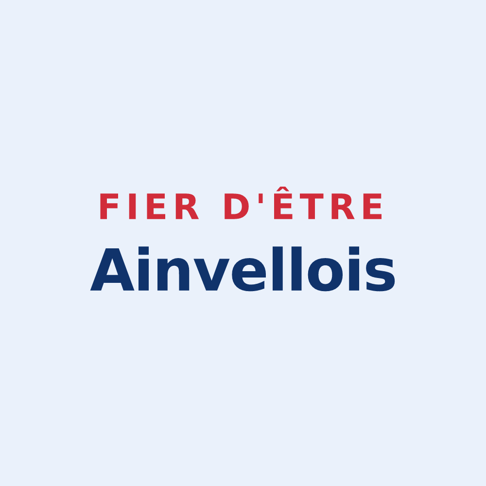 Sticker « Fier d'être Ainvellois » — design pour Ainvelle