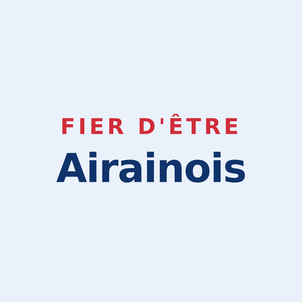 Sticker « Fier d'être Airainois » — design pour Airaines