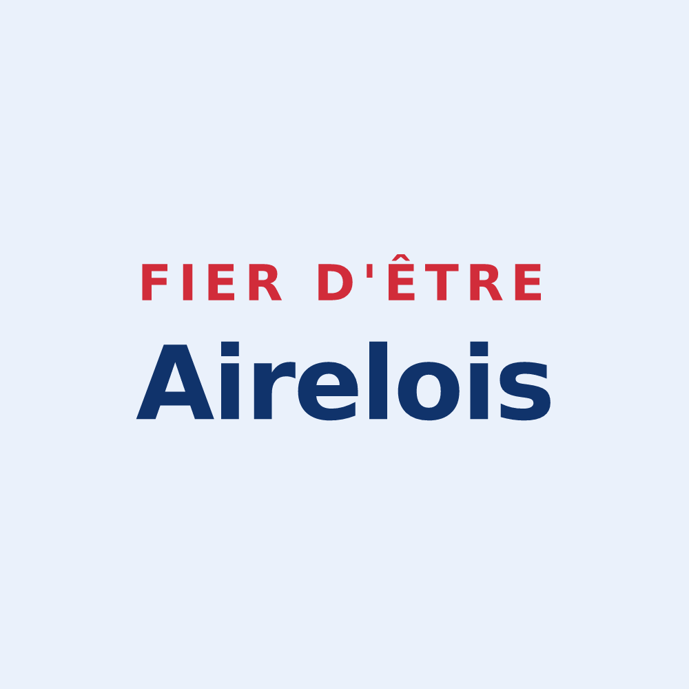 Sticker « Fier d'être Airelois » — design pour Airel