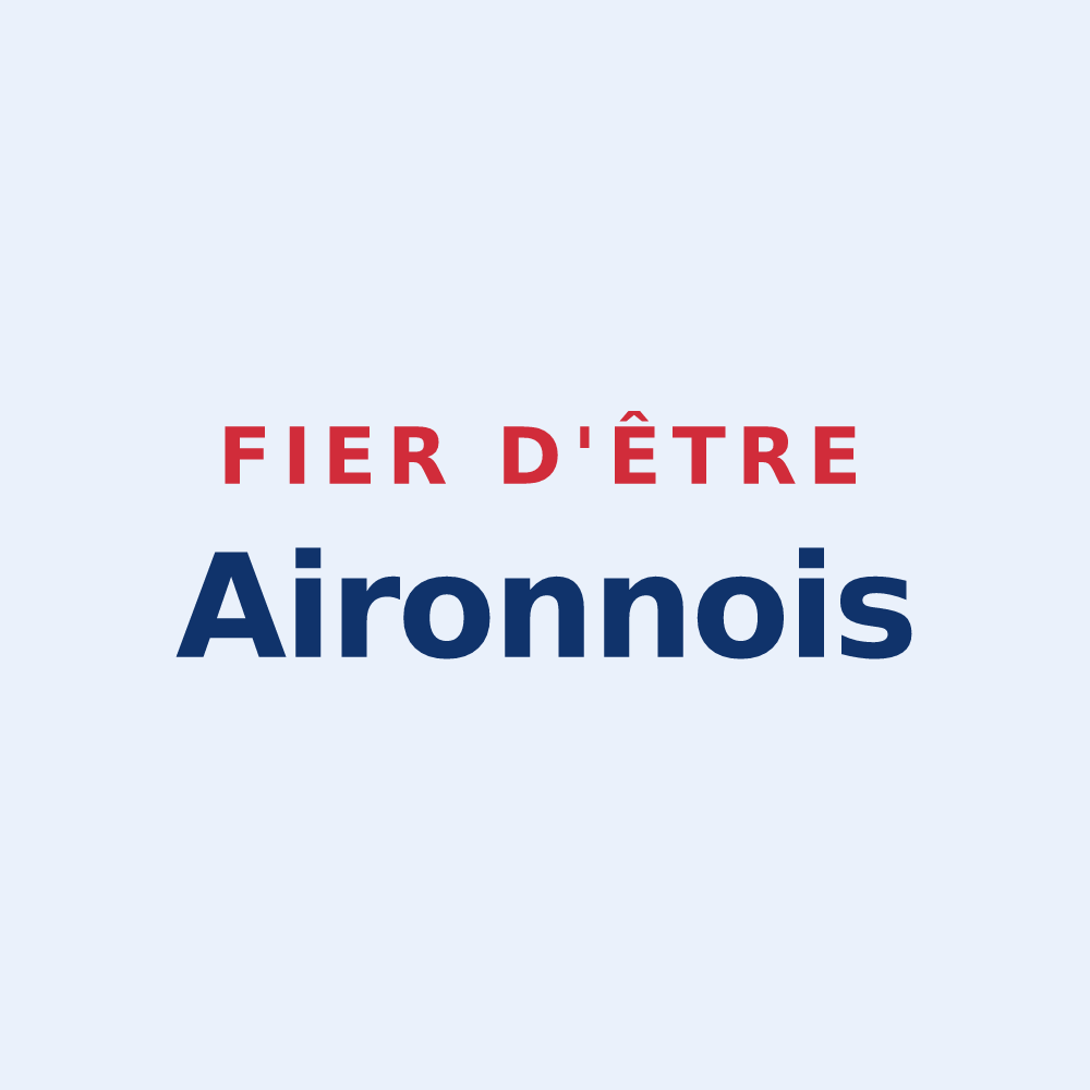 Sticker « Fier d'être Aironnois » — design pour Airon-Saint-Vaast
