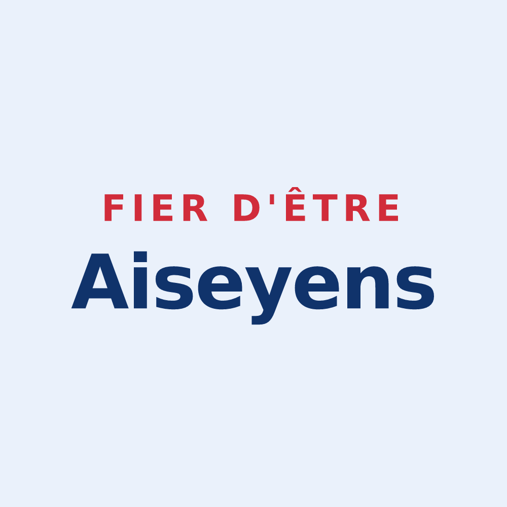 Sticker « Fier d'être Aiseyens » — design pour Aisey-sur-Seine