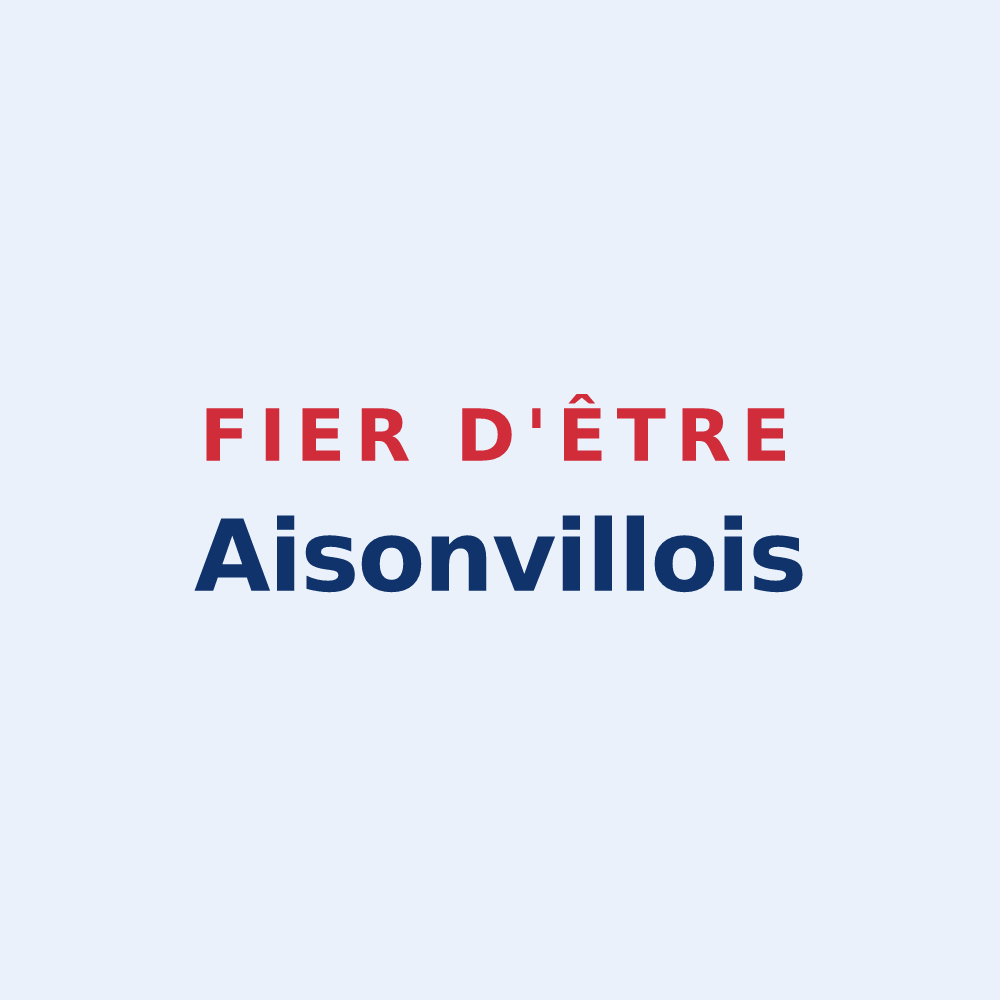 Sticker « Fier d'être Aisonvillois » — design pour Aisonville-et-Bernoville