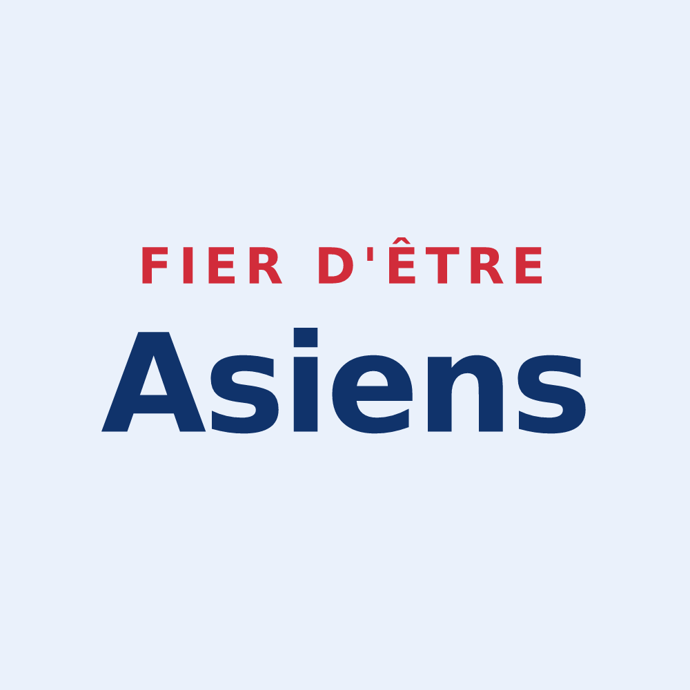 Sticker « Fier d'être Asiens » — design pour Aisy-sous-Thil