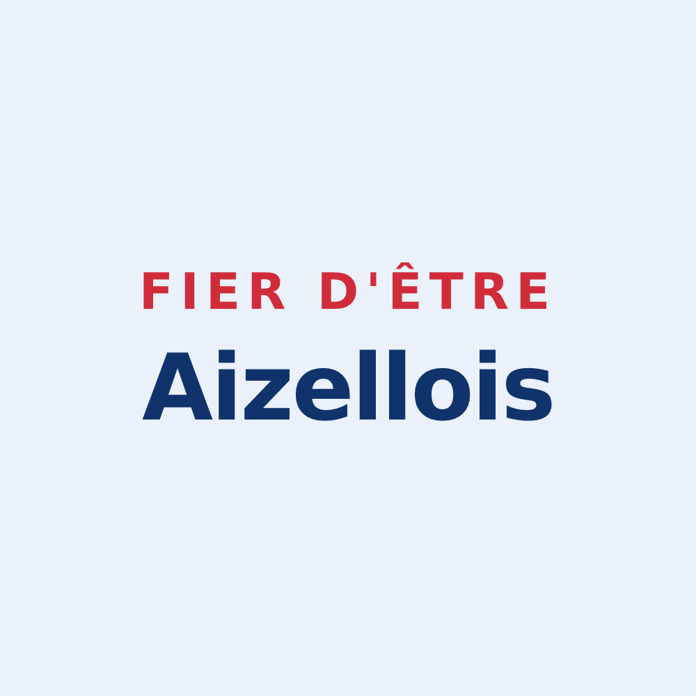 Sticker « Fier d'être Aizellois » — design pour Aizelles