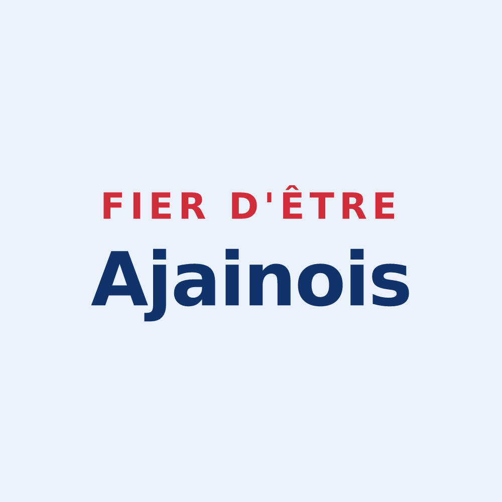 Sticker « Fier d'être Ajainois » — design pour Ajain