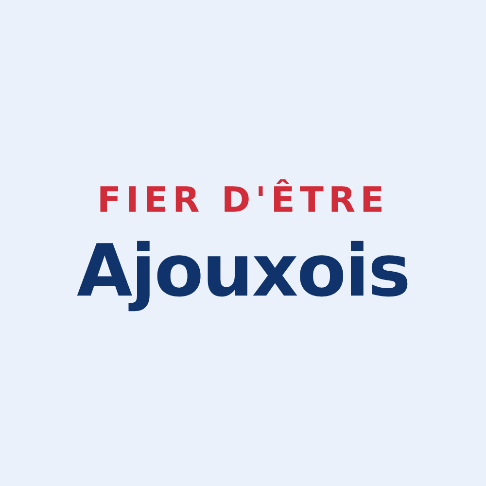 Sticker « Fier d'être Ajouxois » — design pour Ajoux