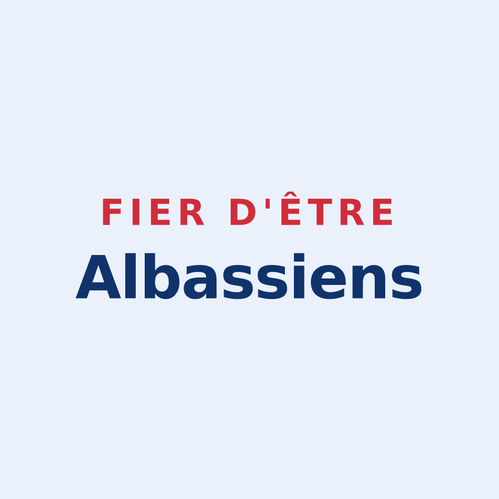 Sticker « Fier d'être Albassiens » — design pour Albas