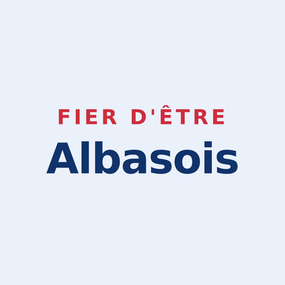 Sticker « Fier d'être Albasois » — design pour Albas