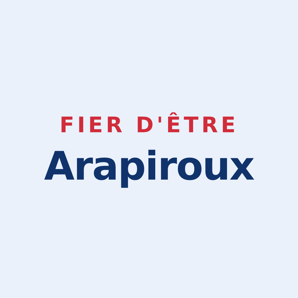 Sticker « Fier d'être Arapiroux » — design pour Albepierre-Bredons