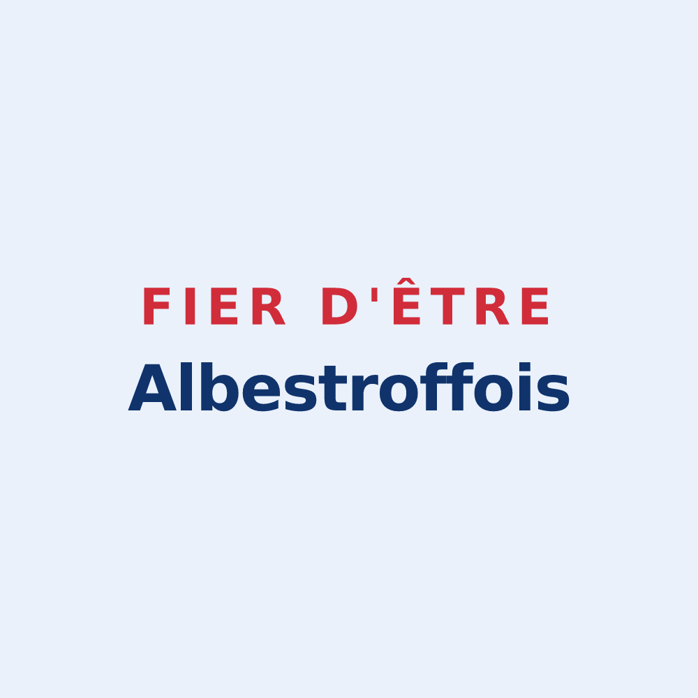 Sticker « Fier d'être Albestroffois » — design pour Albestroff