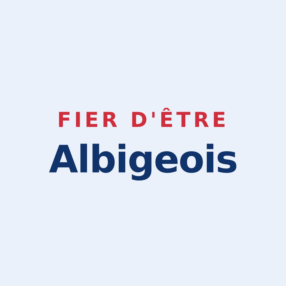 Sticker « Fier d'être Albigeois » — design pour Albi