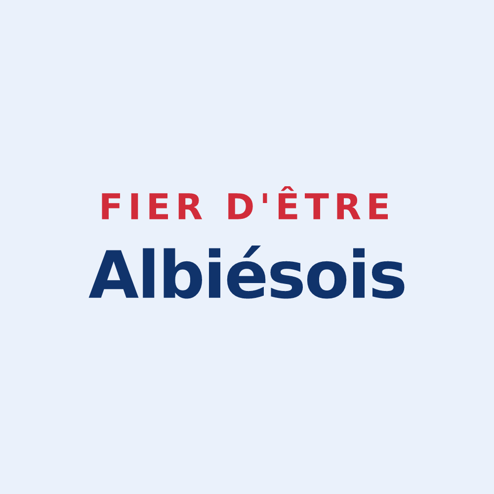 Sticker « Fier d'être Albiésois » — design pour Albiès